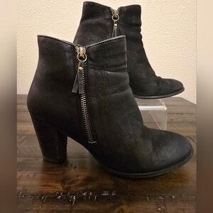 MIA Madock Black Nubuck Ankle Boot 6.5